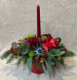 The Christmas Candle Arrangement