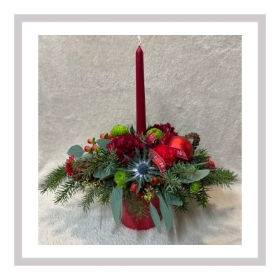 The Christmas Candle Arrangement